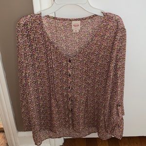 Floral button down size medium!